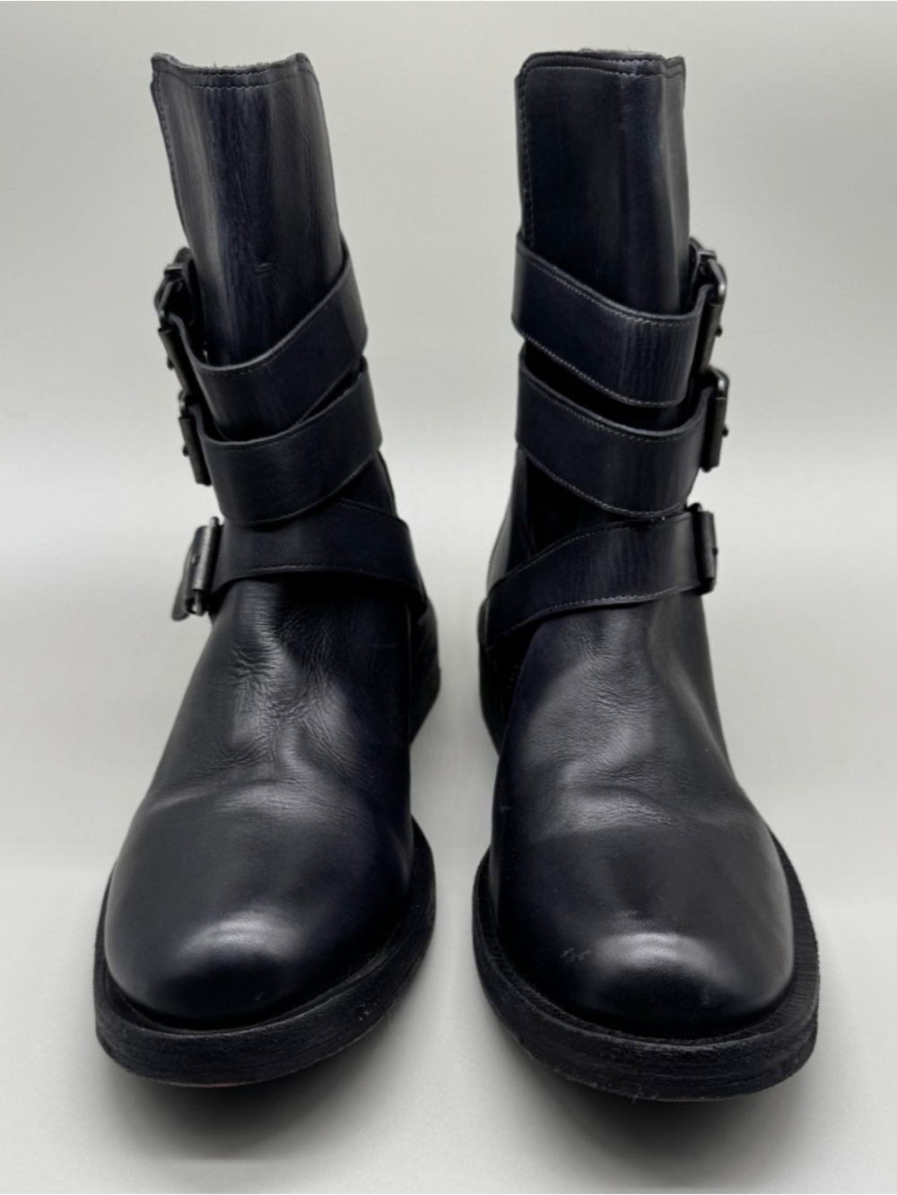 Free People Sunbelt Santa Fe Leather Moto Boots Size 41 - Picture 4 of 13